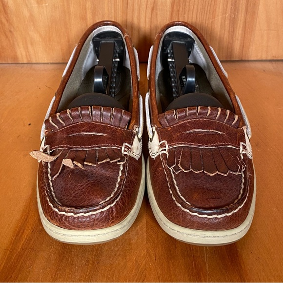 Womens 8.5 Sperry Anglefish Boat Shoes Cheetah SEF1325 - Picture 2 of 8